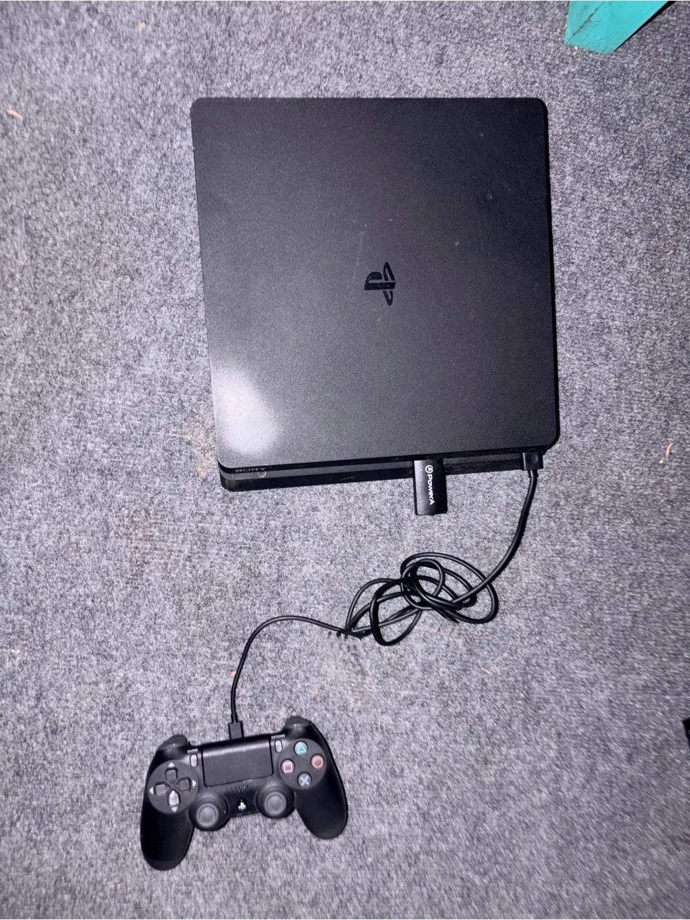 Black PlayStation 4 Console with Wireless Bluetooth Controller